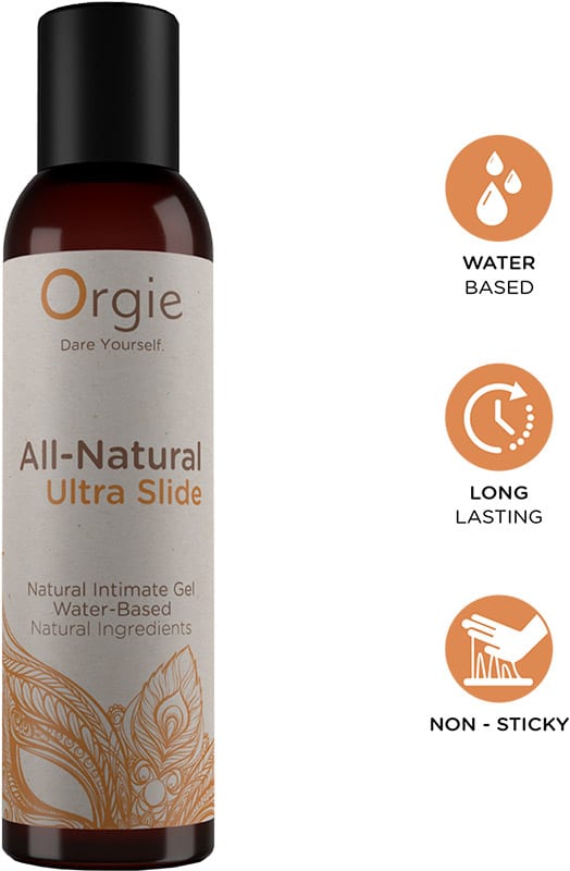 Orgie All-Natural Ultra Slide | Gleitmittel auf Wasserbasis | 150 ml