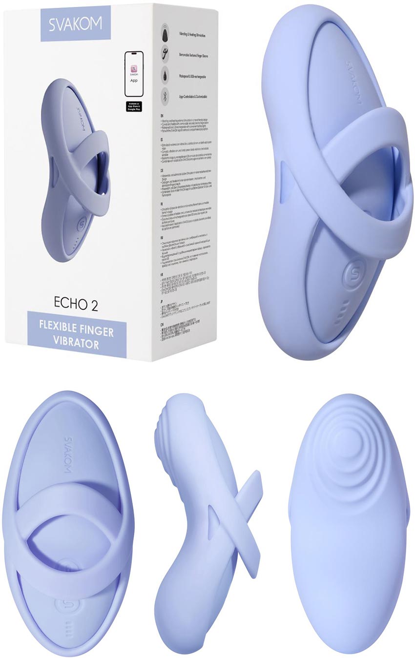 Svakom Echo 2 | Doigt vibrant et chauffant pour stimuler le clitoris