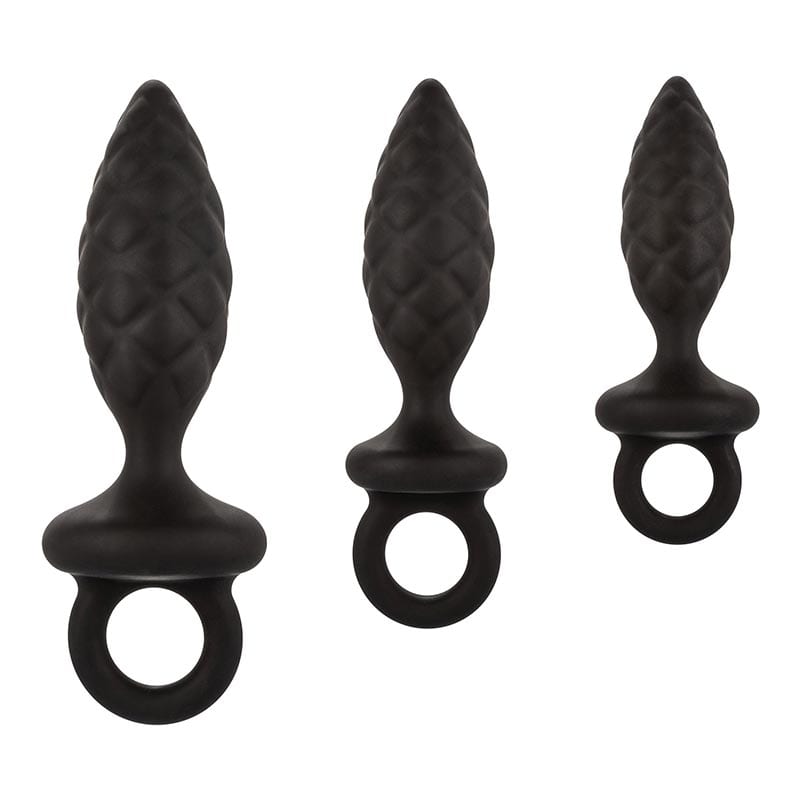 CalExotics Silicone Anal Probe Kit |Set mit 3 strukturierten Analplugs