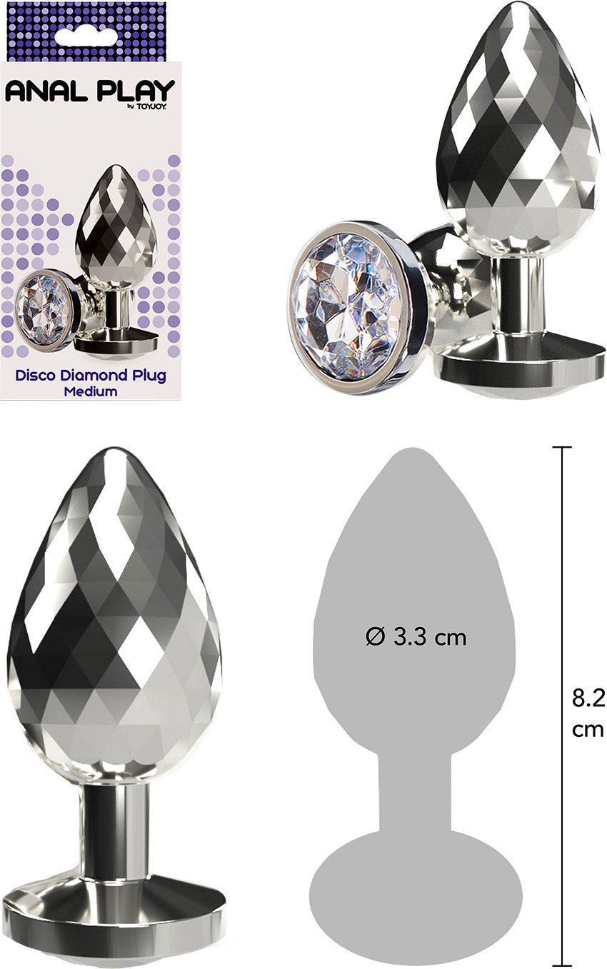 ToyJoy Anal Play | Plug anal Disco Diamond | Homme & femme