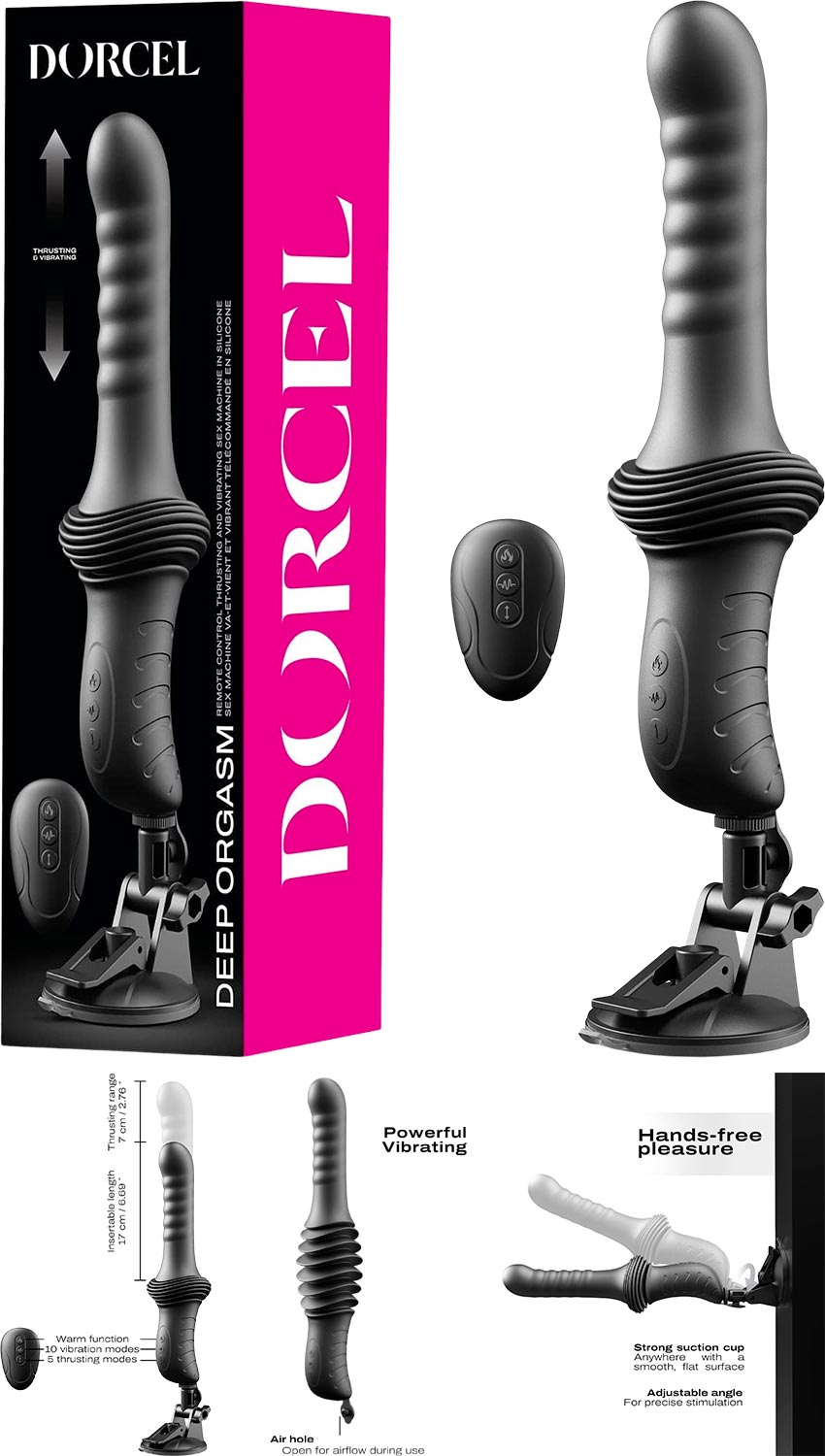 Dorcel Deep Orgasm | Vibromasseur chauffant et télécommandé