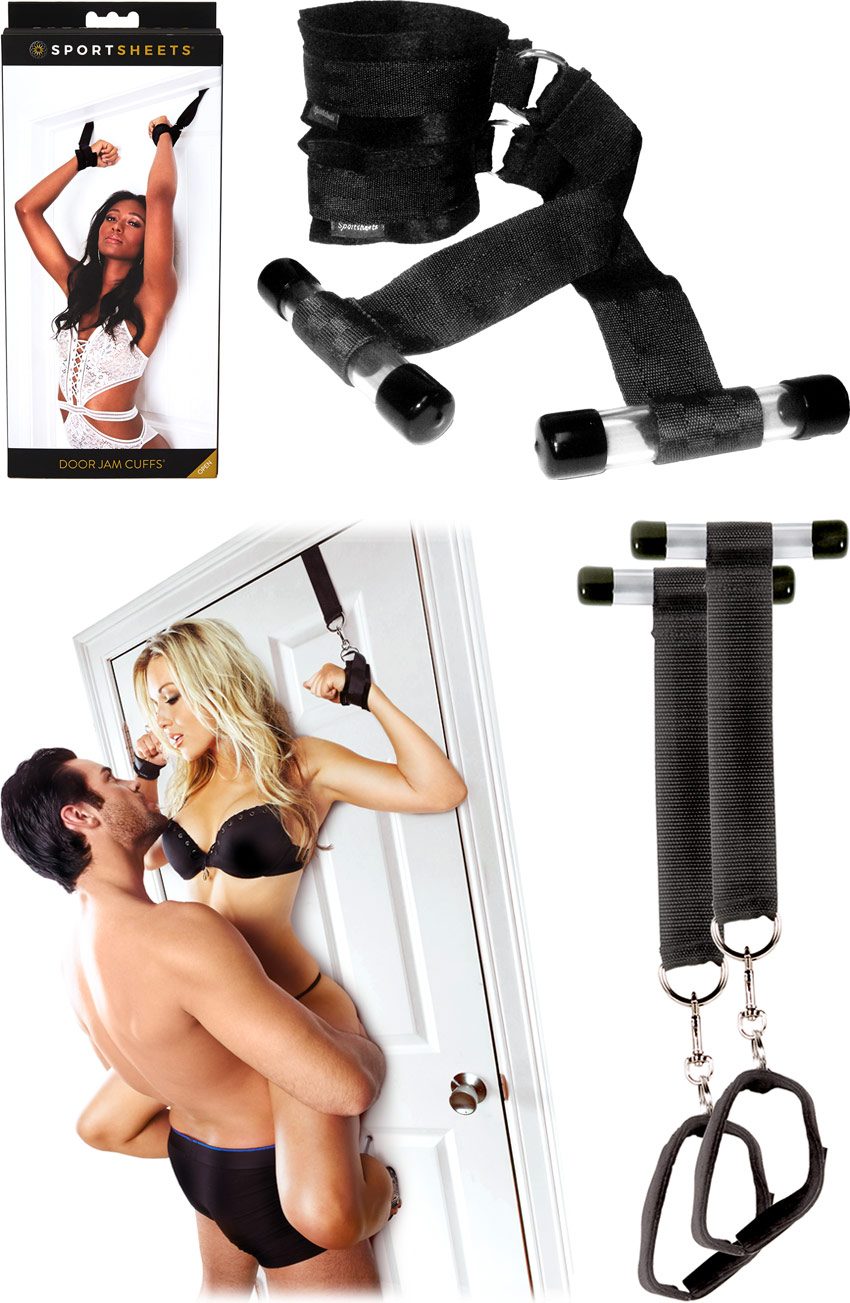 Sportsheets Door Jam Cuffs | Kit d'attaches pour porte