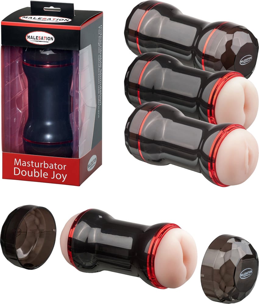Malesation Double Joy | Masturbator mit 2 Öffnungen | Vagina und Anus