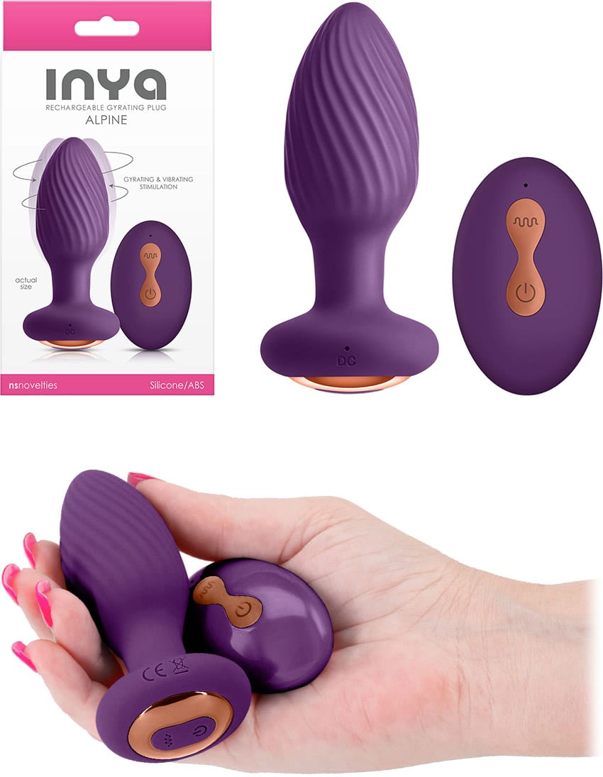 Inya Alpine | Vibrierender & rotierender Analplug | 16 Vibrationsmodi