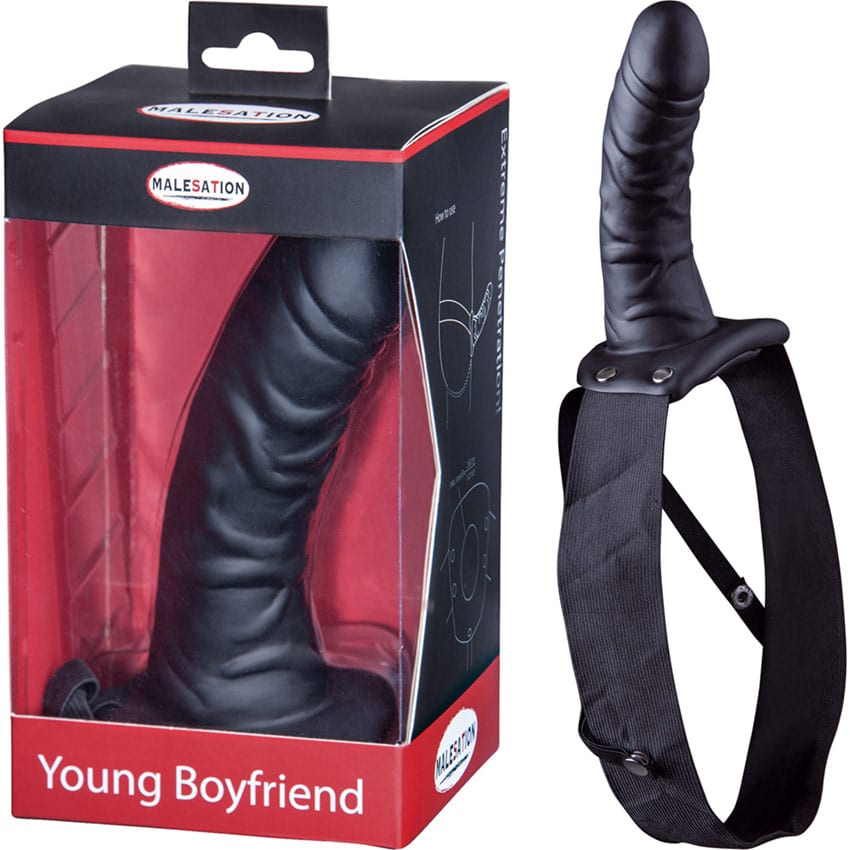 Malesation Young Boyfriend | Gode-ceinture creux au look réaliste