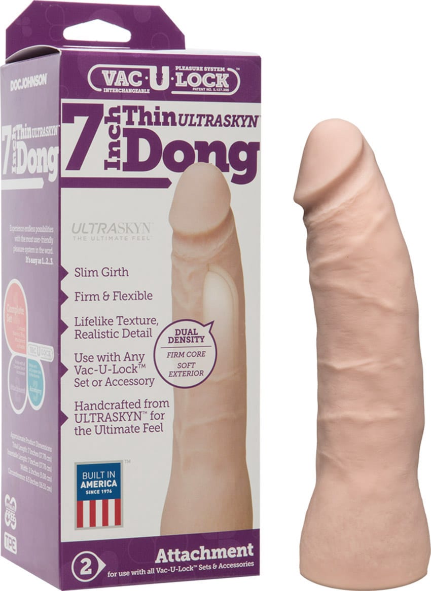 Doc Johnson Thin Dong UltraSkyn | Dildo Vac-U-Lock double densité