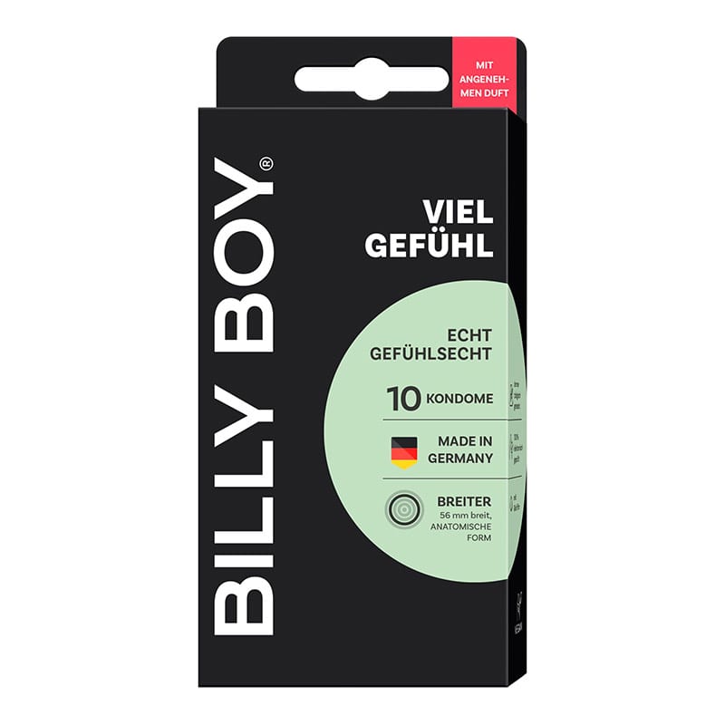 Billy Boy Viel Gefühl | Pack de 10 préservatifs facile à dérouler