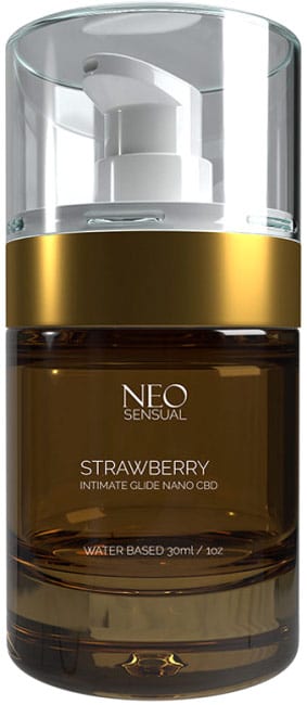 NEO Sensual Strawberry Fields | Lubrifiant à base d'eau et de CBD