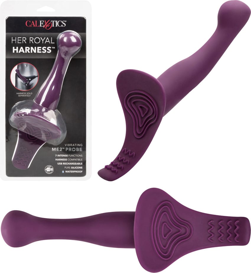 CalExotics ME2 Probe | Dildo vibrant à utiliser avec un harnais