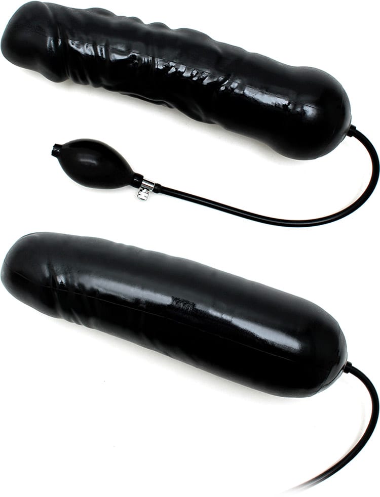 Rimba Bondage Play 8117 | Aufblasbarer XXL-Dildo | Schwarz