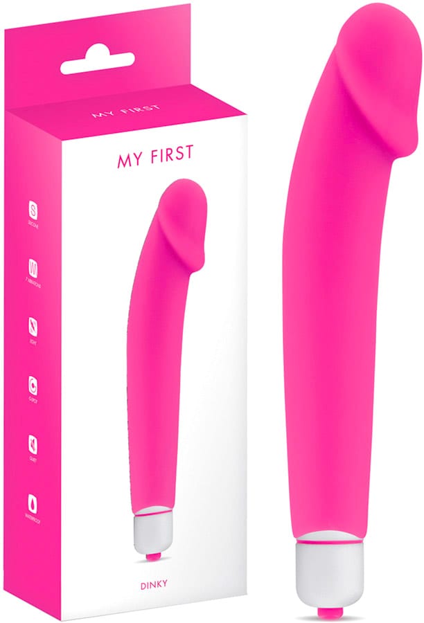 My First Dinky | Mini vibromasseur avec forme semi-réaliste