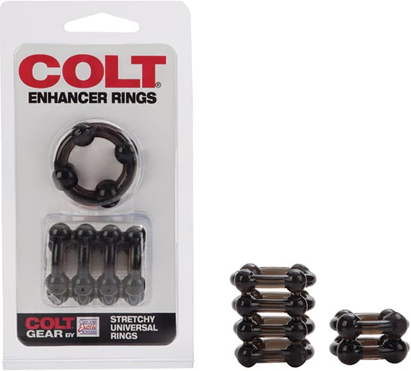 Anneaux péniens COLT Enhancer Rings - Noir (2x)