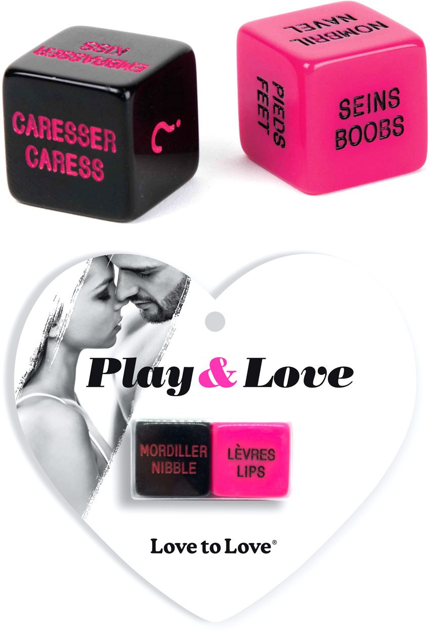 Love to Love Mini Love'D Play & Love | Deux dés érotiques | FR/EN