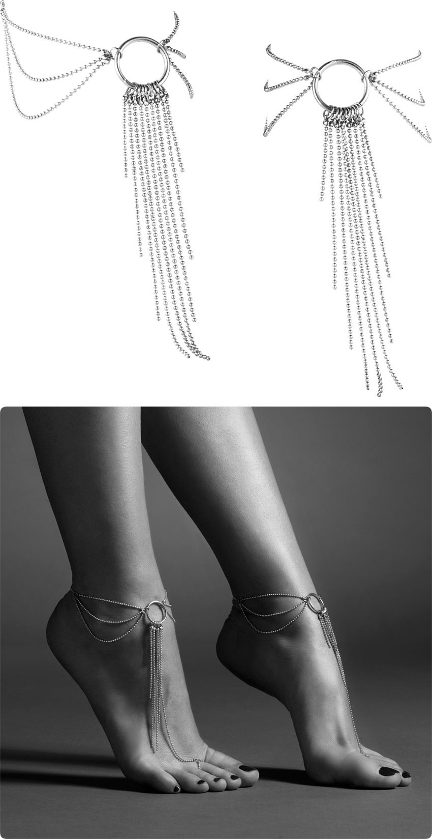 Bijoux Indiscrets Magnifique | Chaînes métalliques pour pieds