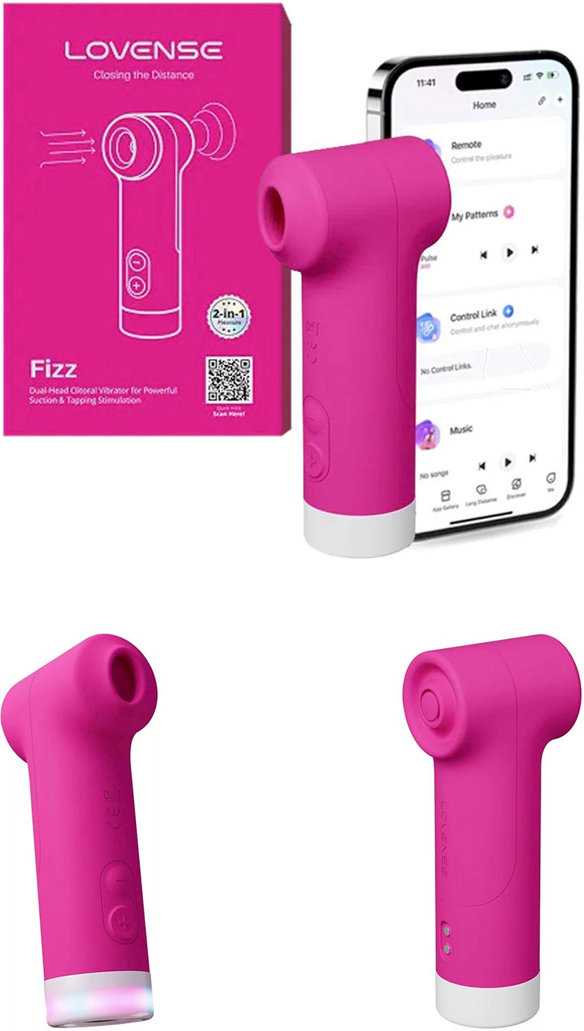 Lovense Fizz | Klitorisstimulator mit doppelter Stimulation | iOS/Android