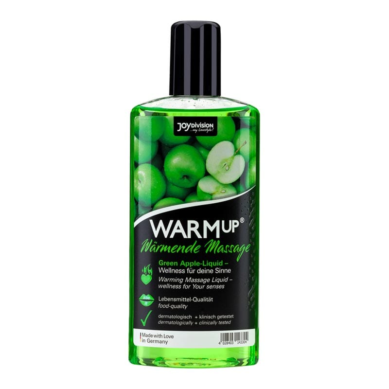 JoyDivision WARMup | Wärmendes Massageöl | Grüner Apfel