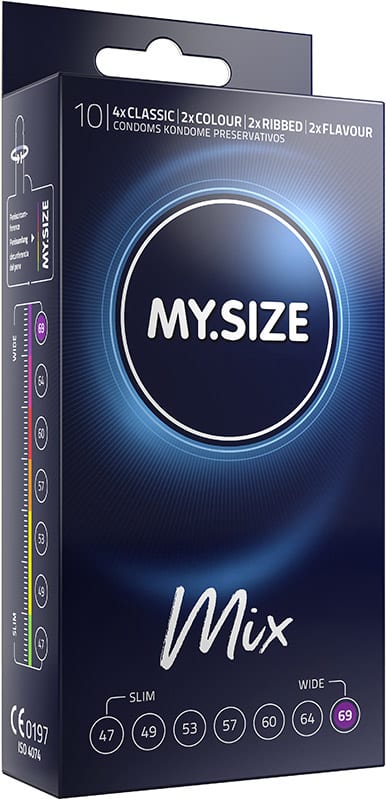 My Size Mix | Taille 69 | Mix de préservatifs avec taille spécifique