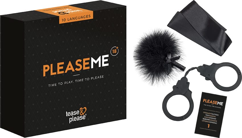 Tease & Please PleaseMe | Pack contenant sextoys et jeux érotiques