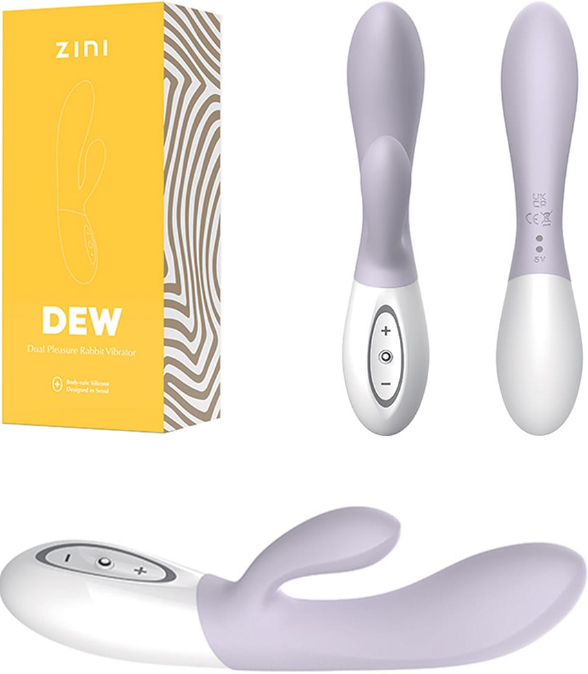 Zini Dew | Vibromasseur rabbit | Résistant à l'eau