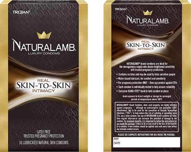Trojan Naturalamb | Kondom aus Lammdarm | 10 Kondome