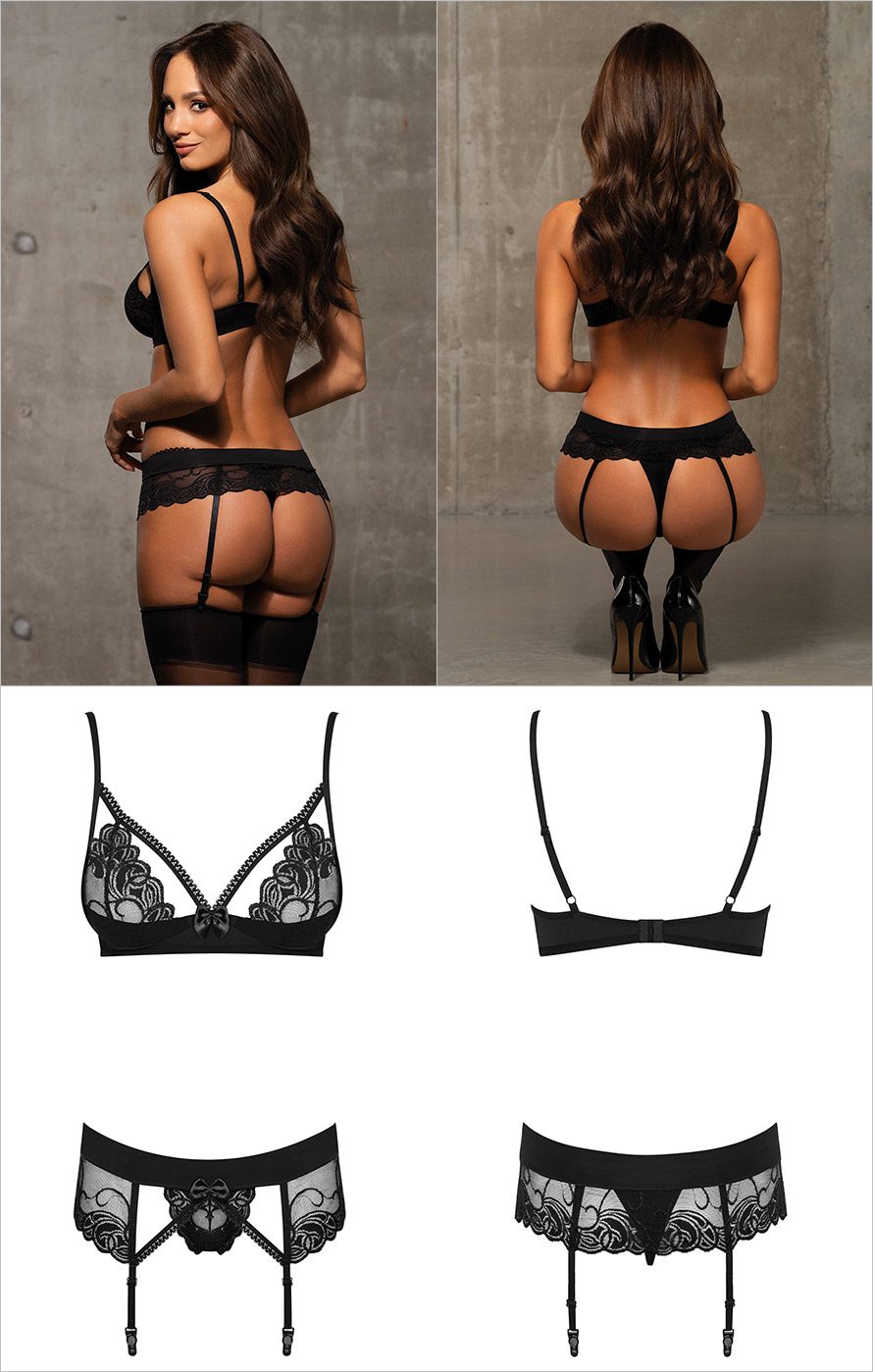 Obsessive Wonderia | Ensemble 3 pièces aux accents boudoir