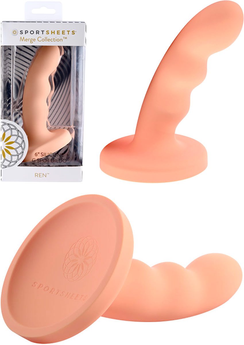 Sportsheets Ren 6'' | Dildo incurvé en silicone pour point G
