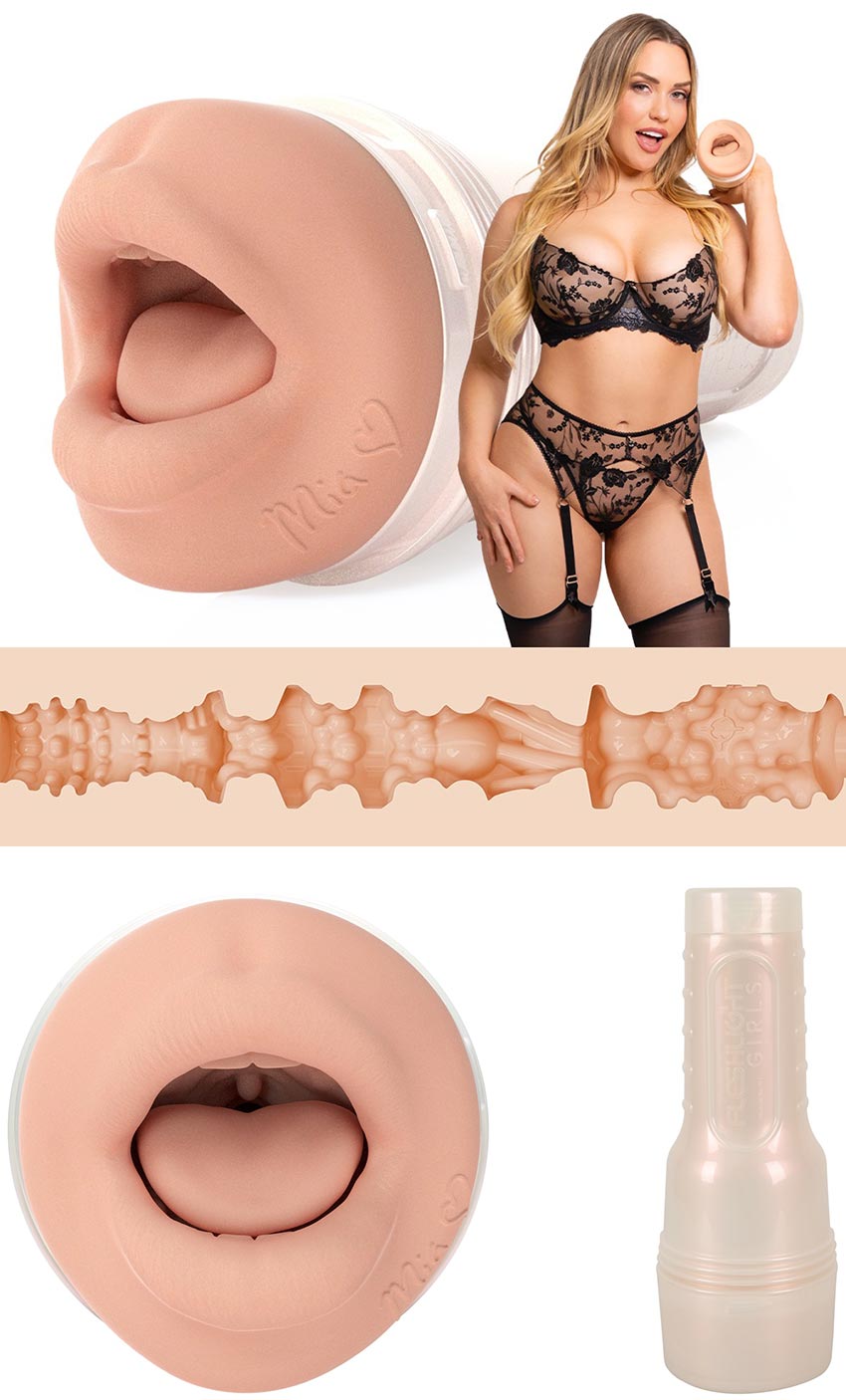 Fleshlight Girls Mia Malkova | Masturbateur pour homme | Bouche