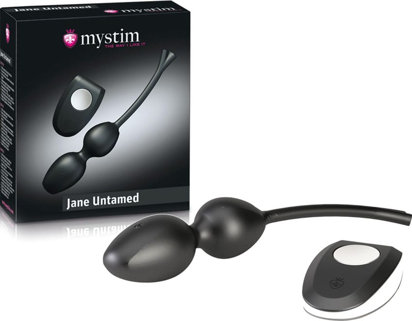 Mystim Jane Untamed | Boules de geisha vibrantes & télécommandées