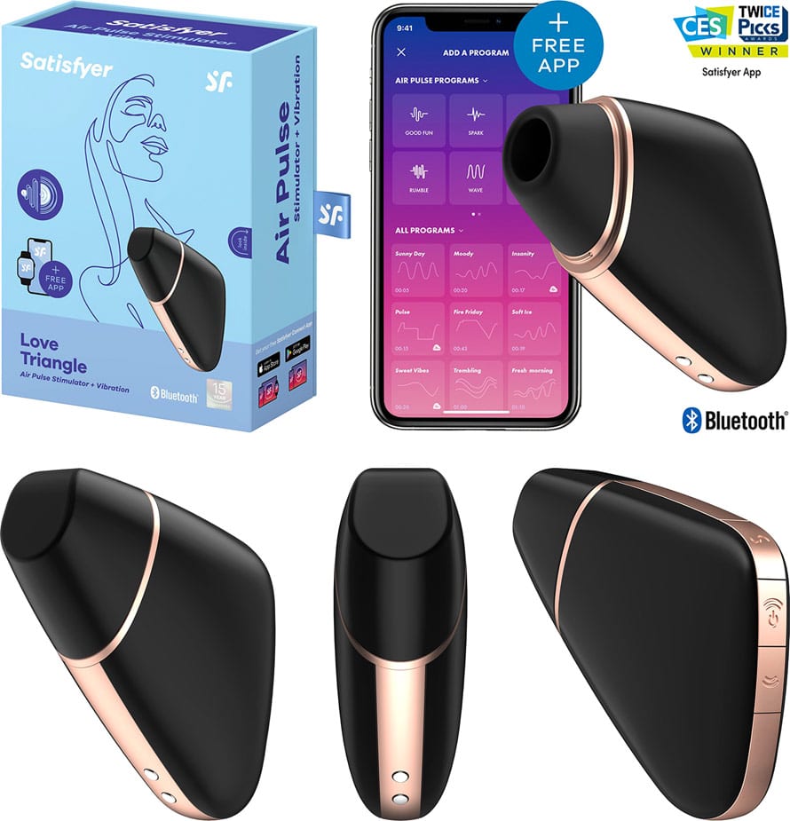 Satisfyer Love Triangle | Stimulateur de clitoris élégant et discret
