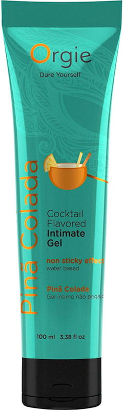 Orgie Lube Tube | Intimgel mit Cocktailgeschmack Pina Colada | 100 ml