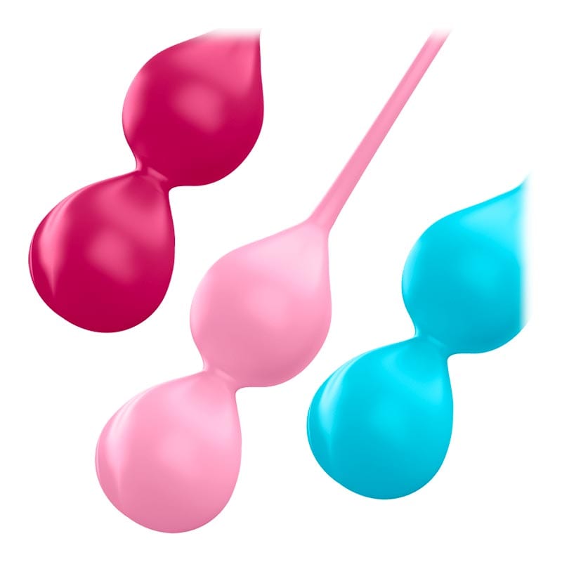 Satisfyer V Balls | Set de 3 boules de geisha doubles en silicone