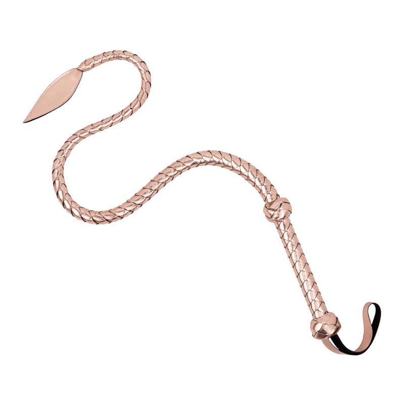 Rosy Gold Kinky Whip | Fouet BDSM élégant rose gold