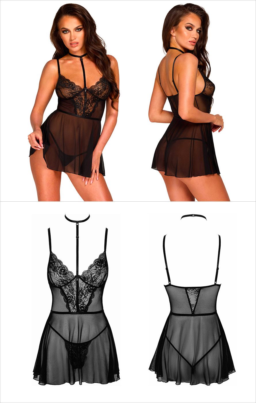 Kissable Kiss 249 | Babydoll & String aus Tüll und Spitze