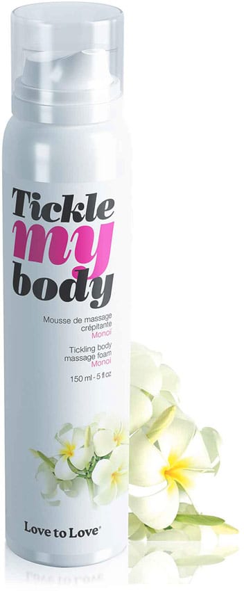Tickle My Body | Mousse de massage crépitante | Monoï