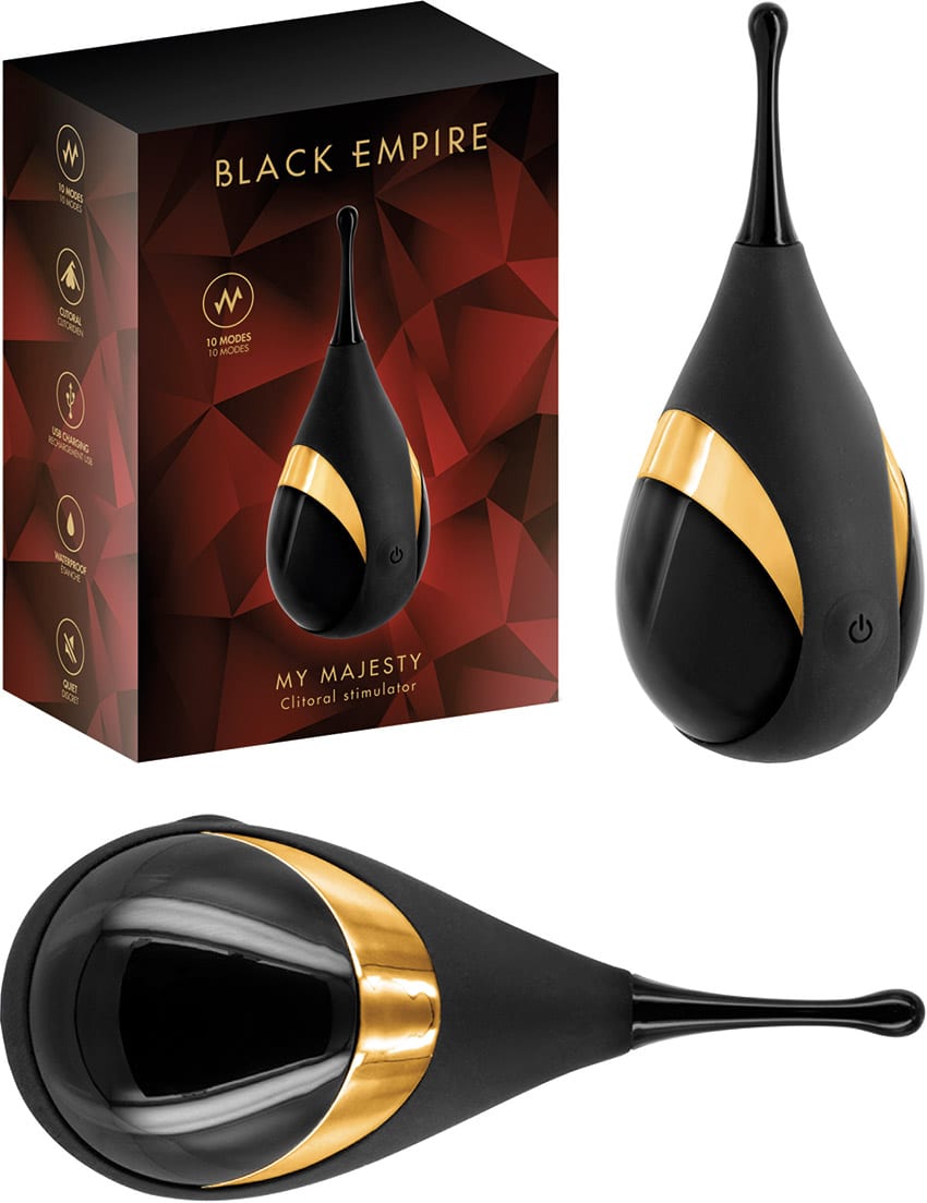 Black Empire My Majesty | 100 % wasserdichter Klitoris Stimulator