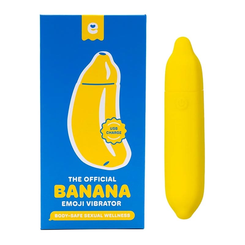 Emojibator Banana | Petit vibromasseur rechargeable en forme de banane
