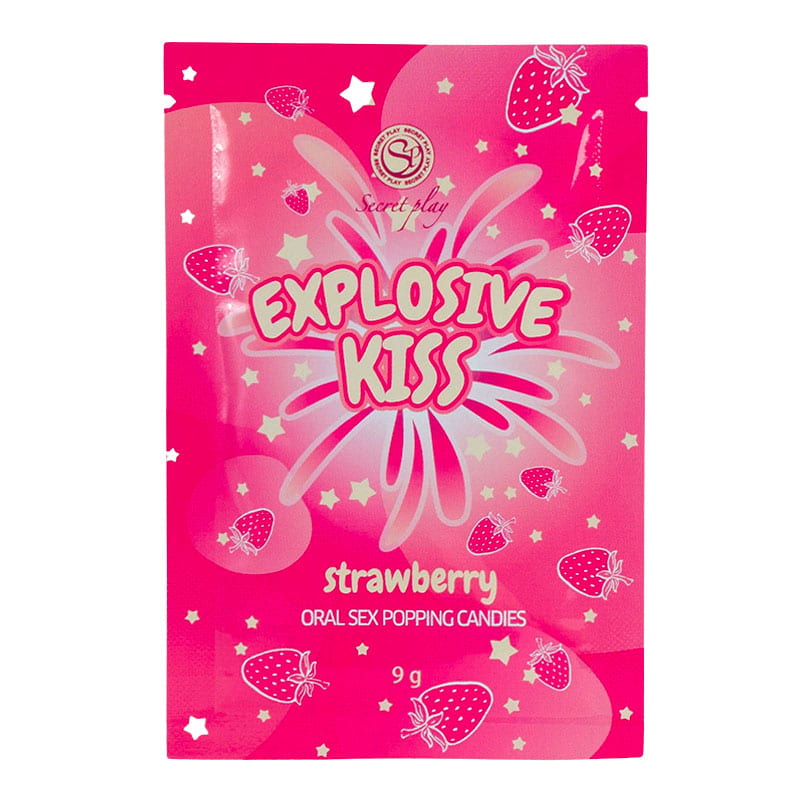 Secret Play Explosive Kiss | Sex Süssigkeiten Erdbeere