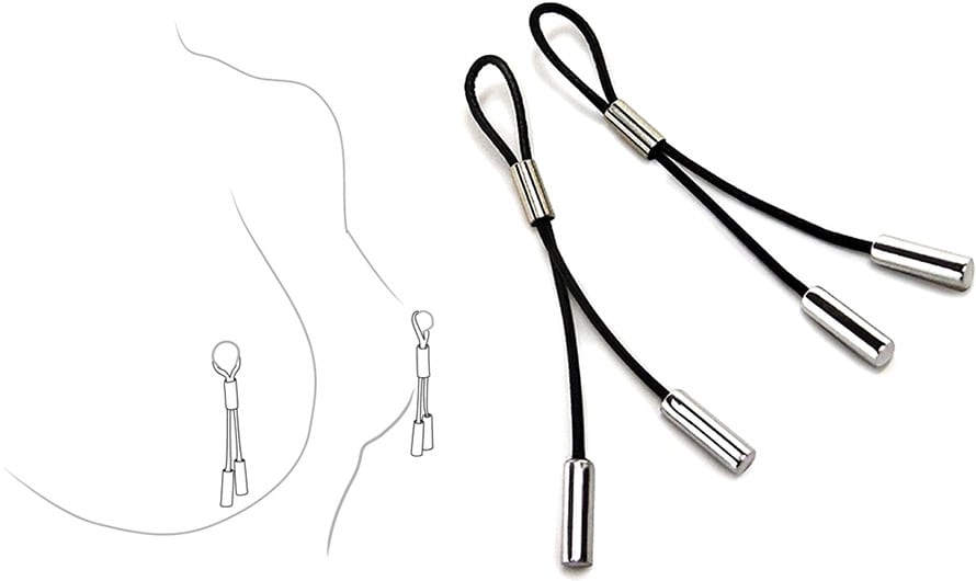 Décorations de seins en cuir Crave Nipple Tassels