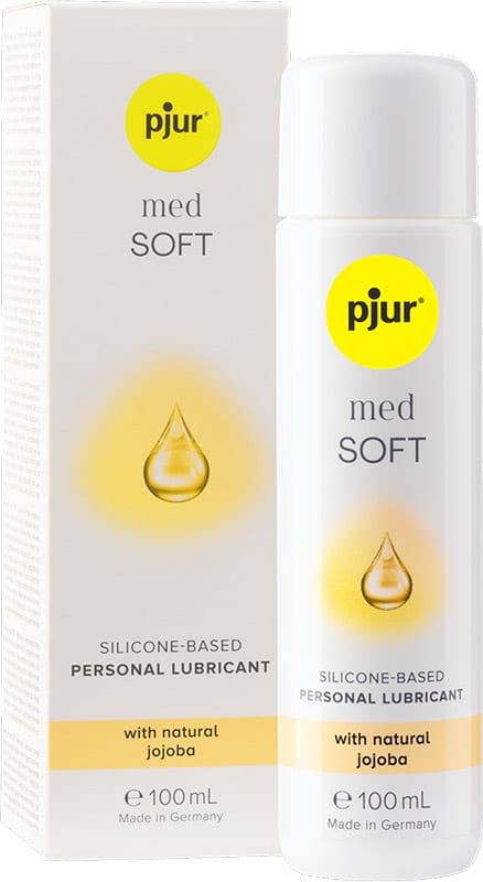pjur Med Soft glide | Lubrifiant à base de silicone + jojoba | 100 ml