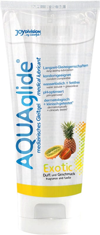 JoyDivision AQUAglide 100 ml | Gleitmittel mit exotischem Geschmack