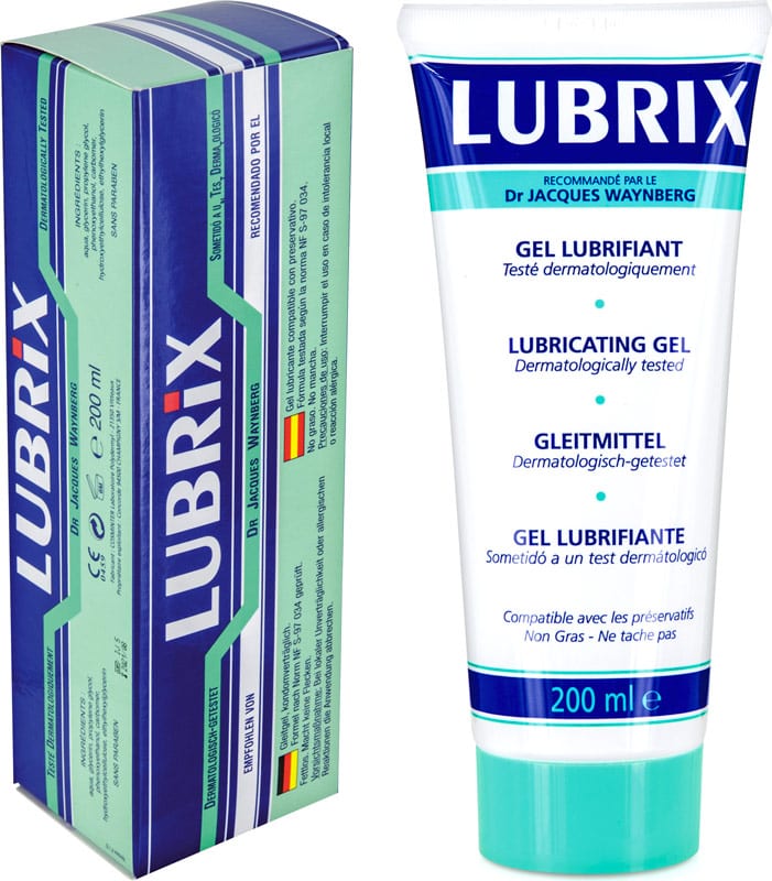 Lubrix | Gel lubrifiant vaginal et anal à base d'eau | 200 ml