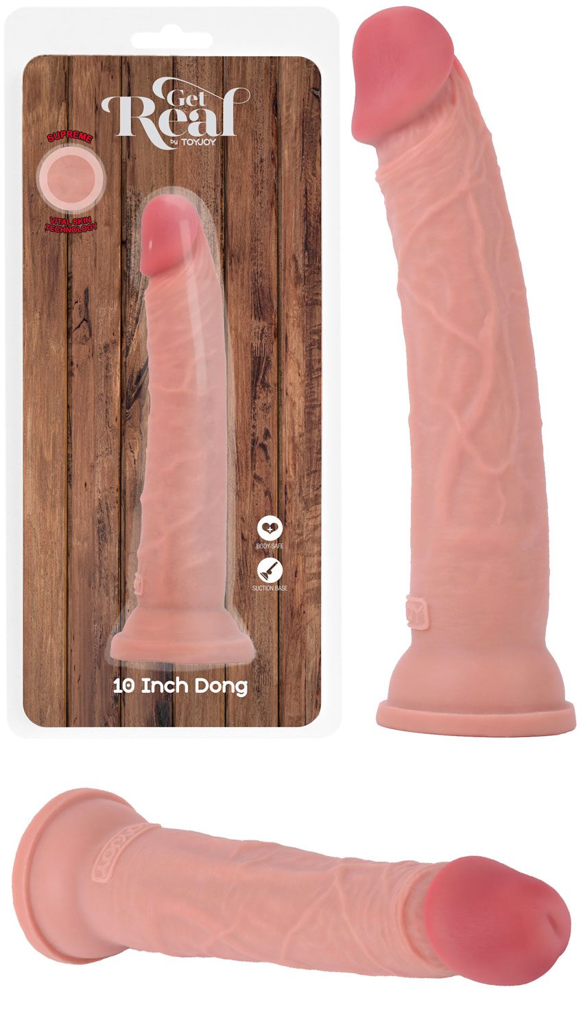 Deluxe Dual Density Dong | Ultrarealistischer Silikon-Dildo mit Saugnapf