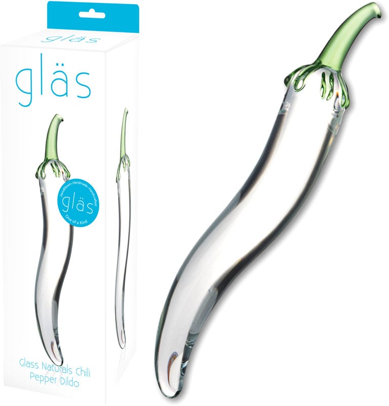 Gläs Naturals Chili Pepper | Glasdildo in Form einer Chilischote