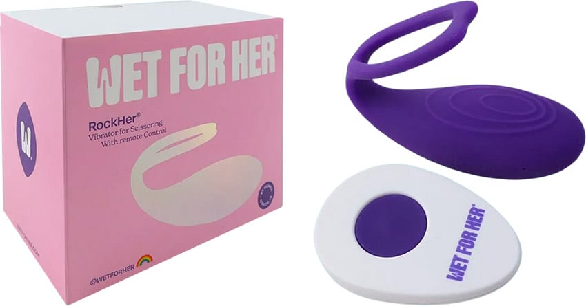 Wet For Her RockHer 2.0 | Lesbischer Vibrator | Dunkelviolett