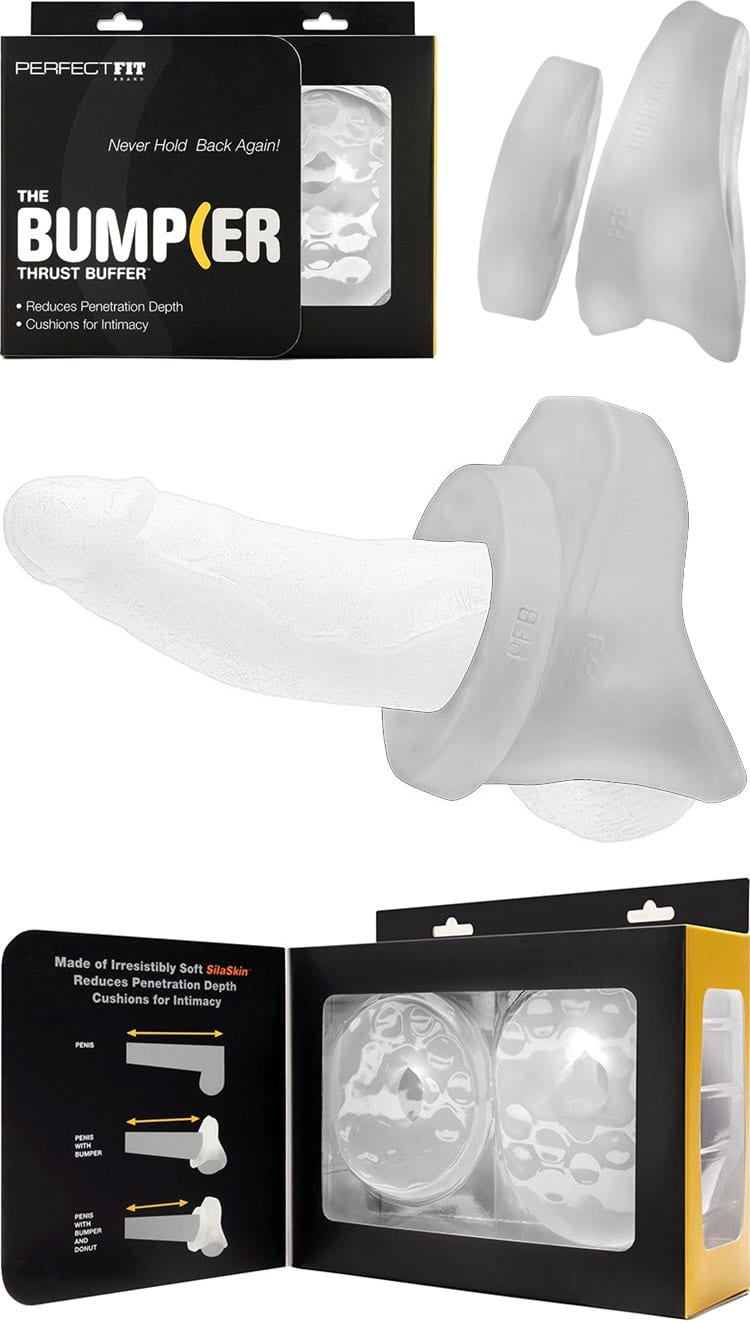 PerfectFit The Bumper | Penetrations-Begrenzer für den Penis | Transp.