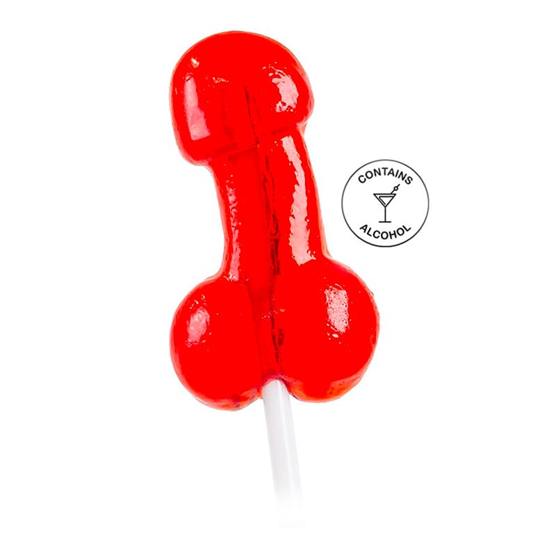 Secret play Lollipop | Sucette rouge en forme de pénis | Daiquiri à la fraise