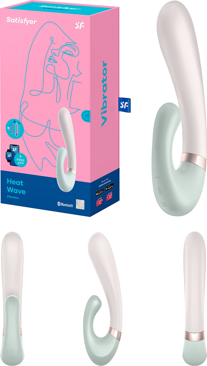 Satisfyer Heat Wave | Beheizter und vernetzter G-Punkt-Vibrator