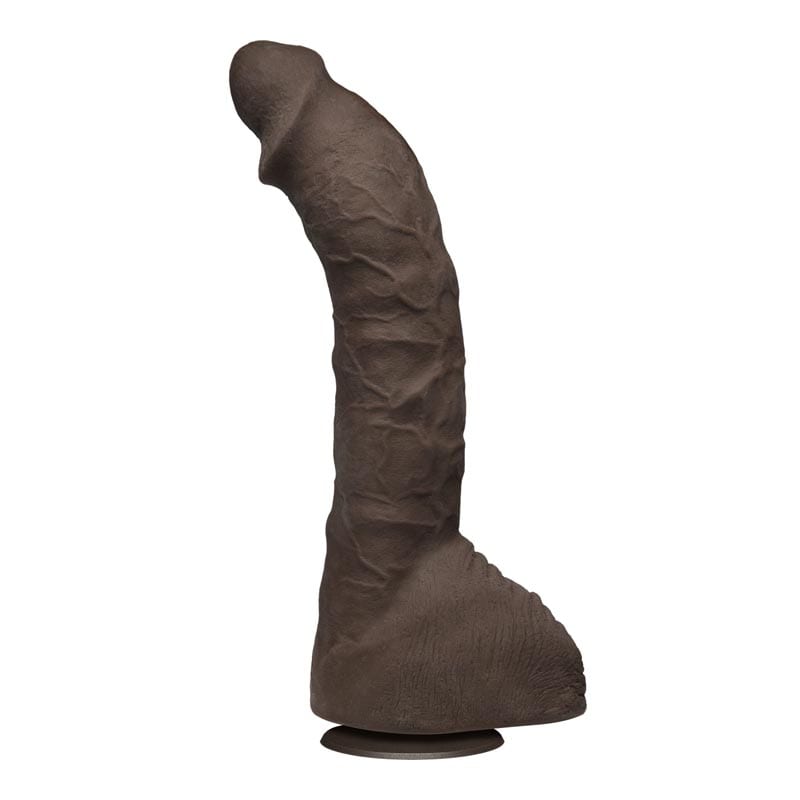 Doc Johnson Prince Yahshua - Gros gode réaliste brun foncé (22 cm)