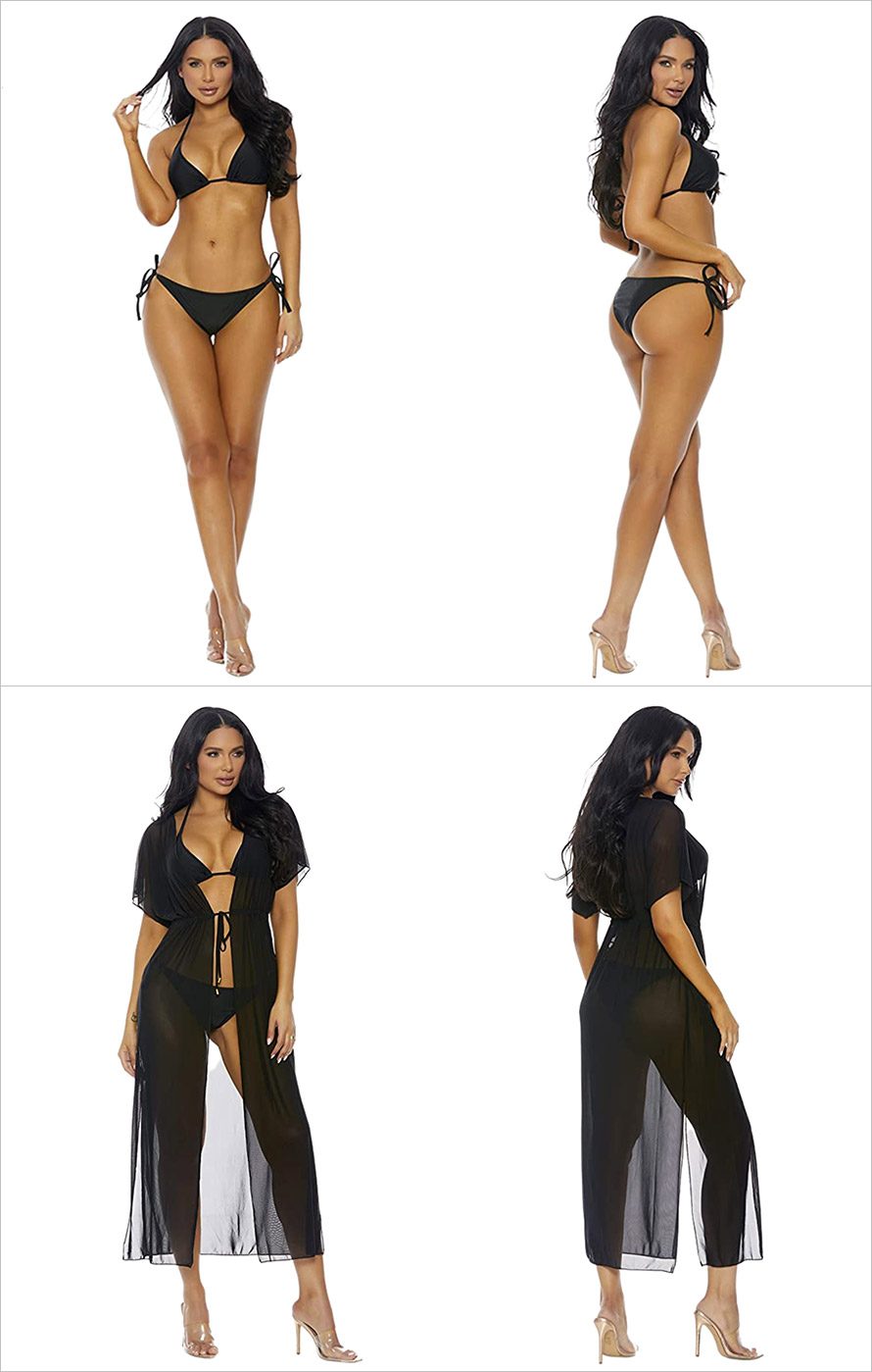 Forplay Tolu | Bikini ultra sexy avec un ravissant kimono de plage