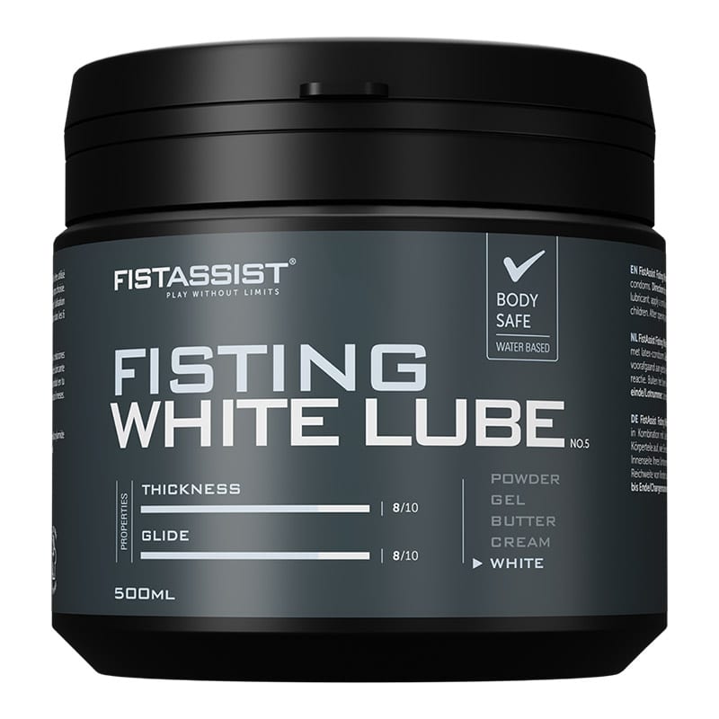 Fist Assist Fisting White Lube | Fisting-Gel auf Wasserbasis | 500 ml
